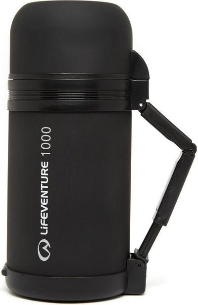 Термос LiFEVENTURE Wide Mouth Flask, 1L, инокс челик, сива