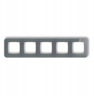 Kornizë muri Karlik ICON Rounded Frame 28-28-IRSZ-5, efekt xhami, graphite matte