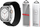 Rrip ore Yesido WB24 për Apple Watch, 42 44 45 mm, pambuk sportiv, i zi