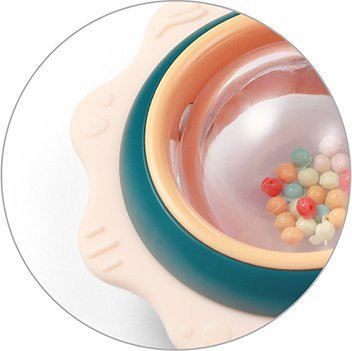 Lodër për daljen e dhëmbëve Babyono Gingiva Ring, 3m+, me shumë ngjyra