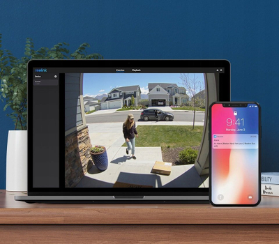 Kamerë sigurie Reolink W520 Fisheye, IP Wi‑Fi, 6MP, pamje 360°, e bardhë