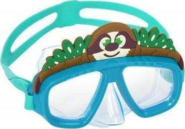 Set maskë zhytjeje me tuba Bestway 24059, për fëmijë, dizajn kafshësh, blu