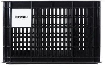 Shportë biçiklete Basil Crate, 30L, 45.25 x 35 x 25 cm, e zezë