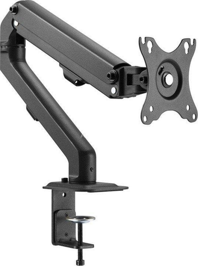 Mbajtëse tavoline për monitor Hagor Easy Flex Single 8704, 17"-27", alumini, e zezë