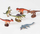 Set lodrash Woopie Dinosaurë XXL, 18 figura, me enë plastike, shumëngjyrësh