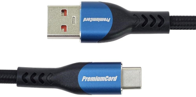 Kabllo USB OEM USB C në USB A, 5A, 1.5m, e zezë