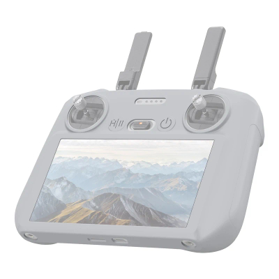 Kuti Mbrojtëse Silikoni PULUZ për DJI RC 2 (gri)