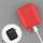 Mbrojtëse silikoni për Apple AirPods 1/2, me karabinë, ngjyrë e zezë