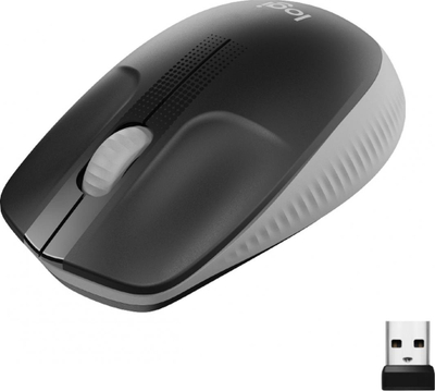 Maus Logitech M190 (910-005906), i zi / hirtë