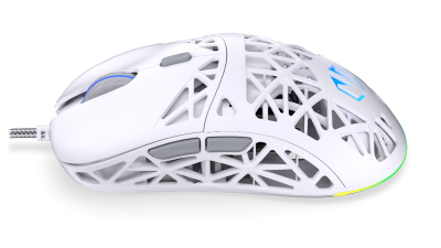Maus gaming Endorfy LIV, me kabllo, 12000 DPI, i bardhë Onyx