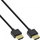 Kabllo HDMI InLine 17501S, 1m, High Speed 2.0 me Ethernet, e zezë