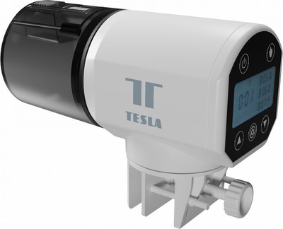 Ushqyes automatik peshqish Tesla Smart Fish Feeder, depozitë 200 ml, kontroll me aplikacion, i bardhë