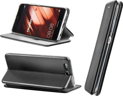 Футрола портофел магнетна за iPhone 7 7S, кожа, црна