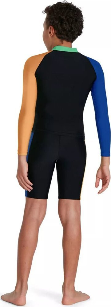 Set rrobash banje për fëmijë, rashguard me mëngë të gjata, jammers noti, shumëngjyrësh
