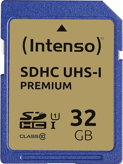 Kartë memorie Intenso Premium SDHC, 32GB, Class 10 UHS-I