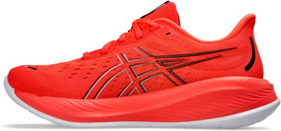 Atlete vrapimi Asics Gel Cumulus 26, me xhel poshtë, shollë e fortë, të kuqe me të bardha