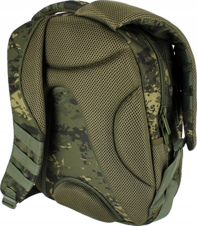 Çantë shkolle Starpak Army, shumëndarëse, ergonomike, kamuflazh jeshile