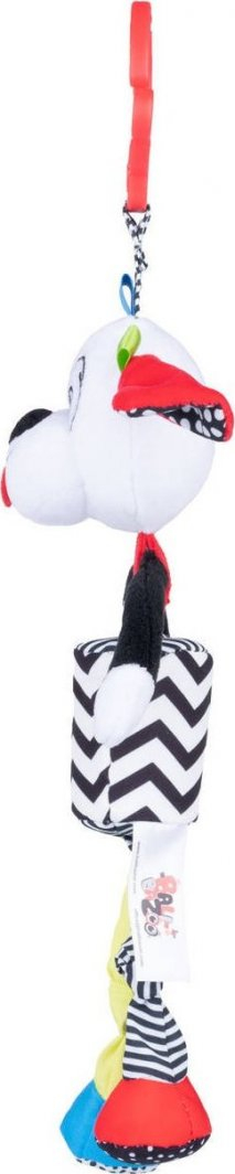 Lodër varëse për bebe BabyOno qeni Pedro, sensory, me zile, shumëngjyrëshe