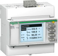 Мерач на параметри на мрежа Schneider PowerLogic PM3250, Modbus RS485, монтажа на DIN шина
