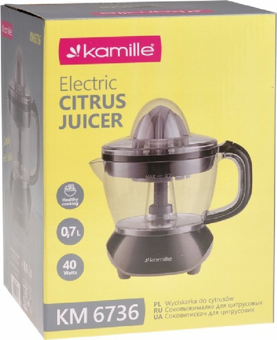 Shtrydhëse agrumesh Kamille 6736, 700ml, 40W, e bardhë