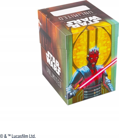 Kuti letra Gamegenic Star Wars Unlimited Obi-Wan Kenobi Darth Maul, Soft Crate, shumëngjyrëshe