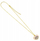 Qafore Pusheen Gold Plated Heart, 40cm, varëse zemër, ngjyrë ari