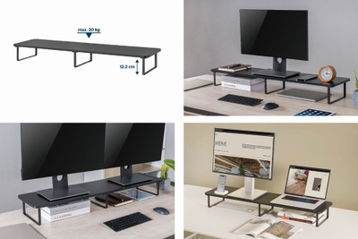 Mbajtëse për monitor Gembird MS-TABLE2-01, e zezë
