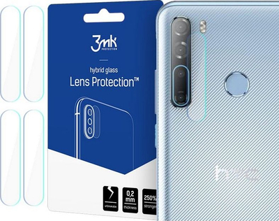 Xham mbrojtës për kamerë 3MK për HTC DESIRE 20 PRO, transparent