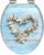Ulcë tualeti SCHÜTTE SHELL HEART, MDF, me mbyllje të butë, blu