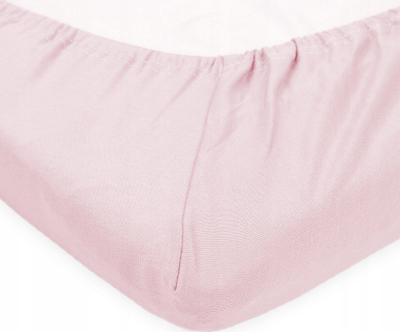 Çarçaf fitted BabyMatex Bamboo Cotton, 70x140 cm, për krevat kalamajsh, rozë