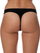 Tanga për femra Brubeck TH00182A Comfort Cotton, pa qepje, madhësia XL, e zezë