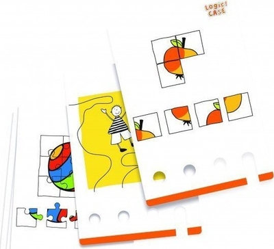 Lojë me mend HABA Logic CASE Starter Set 4+, 1 lojtar, e verdhë