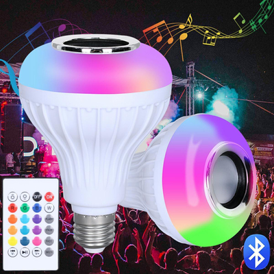 Llampë LED ZD7G RGB me bokës Bluetooth, 4.5W, bazë E27, e bardhë