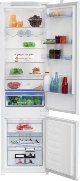 Frigorifer i integruar Beko BCHA306E4SN, 289L, No Frost, i bardhë