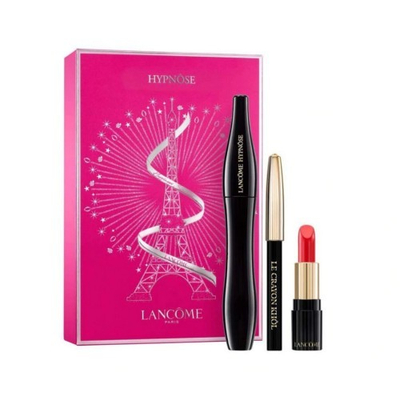 Set Lancome Hypnose - Maskarë 6.5ml, buzëkuq nr.132, 1.7ml, laps 0.7ml