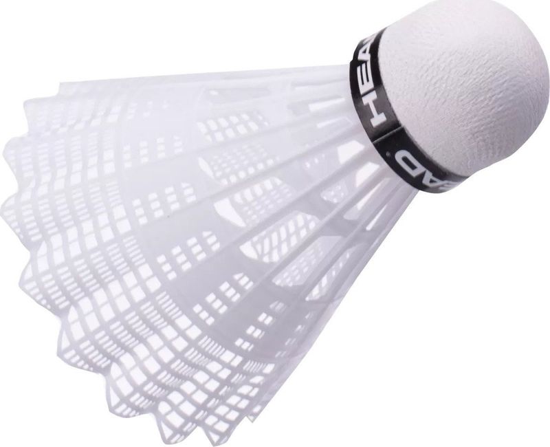Top badminton Joola AEREO 6, set 6 copë, najlon, të bardhë