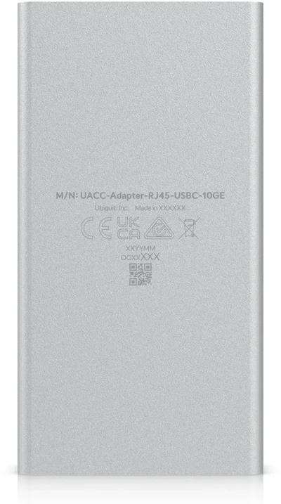 Adapter rrjeti Ubiquiti UniFi UACC-Adapter-RJ45-USBC-10GE, 10Gbps, USB C n' RJ45, gri me të zezë