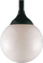 Trup drite për park Es-System Park Luminaire OCP-70.KD-PC/II, E27 70W, IP54, i bardhë