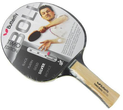 Raketë për ping pong Butterfly Timo Boll, e zezë / bezhë