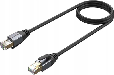 Kabllo rrjeti Unitek Ethernet CAT.8 S/FTP, RJ-45, 1.5m, e zezë