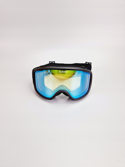 Syze ski Giro Cruz me lentë Yellow Boost, anti-mjegull OTG, me brez të zi