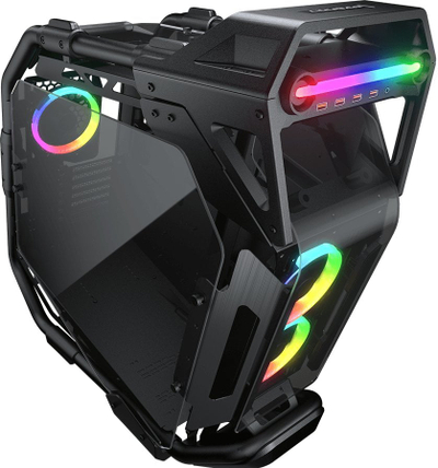 Kllëf kompjutri Cougar Gaming Cratus, mid tower, open frame, i zi