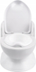 Qynez tualeti për fëmijë Maltex Toddler Toilet, me mbështetëse shpine, i bardhë
