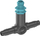 Pikëzues inline Gardena Micro Drip, 2 L/orë, komplet, zi blu