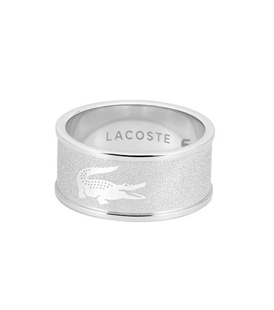 Unazë për meshkuj Lacoste 2040485, e argjendtë