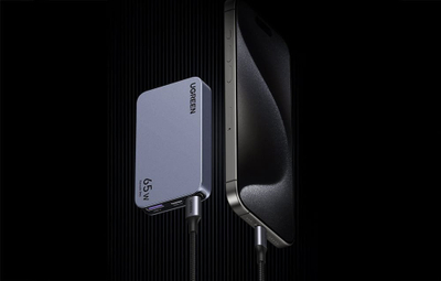 Karikues udhëtimi Ugreen Nexode Pro 65W GaN, 2x USB C, 1x USB A, i bardhë