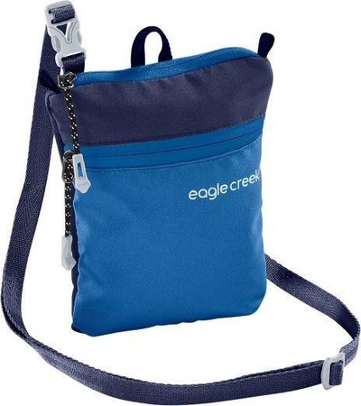 Çantë qafe Eagle Creek Stash Neck Pouch, 1.3L, me rrip të rregullueshëm, blu