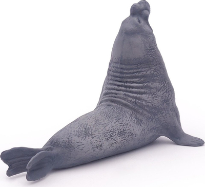 Figurë lodër Papo Marine Life Elephant Seal, PVC, realistike, gri