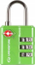 Dry me kod Lifeventure TSA Combi Lock Color, alumin, për bagazh, jeshil