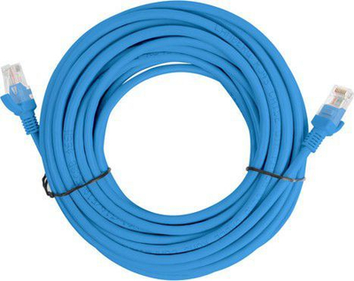 Kabllo rrjeti UTP Lanberg RJ-45/RJ-45 kat.5e 10m /e kaltër (PCU5-10CC-1000-B)